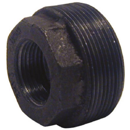Homestead B-BUS1005 1 x 0.5 in. Black Hex Bushing - Black - 1 x 1/2 in. HO3244734